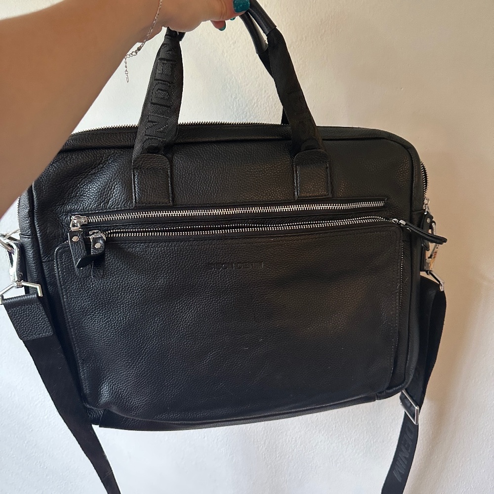 Laptop bag real leather